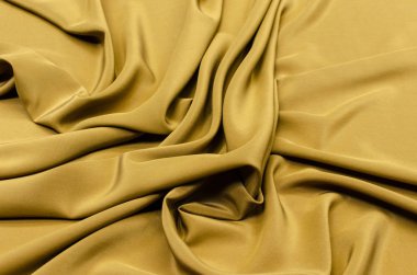 İpek kumaş, krep-de-chine hardal
