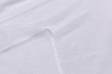 İpek kumaş, beyaz şifon