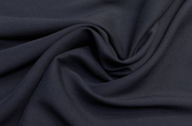 Giysiler için siyah kumaş