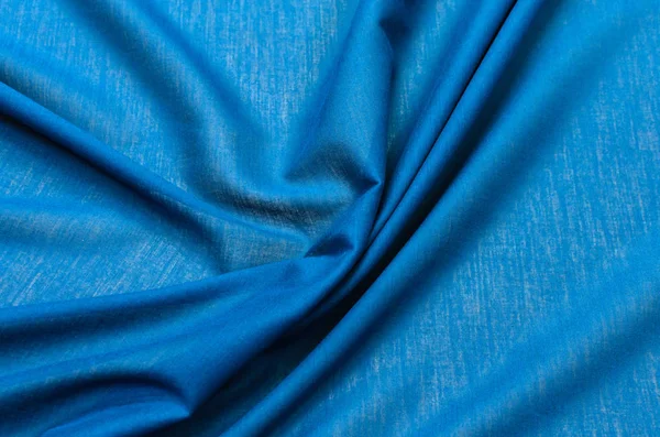 Tessuto Cotone Blu Cambric — Foto Stock