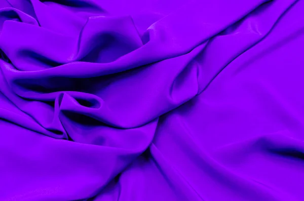 Silk fabric, crepe-de-chine lavender