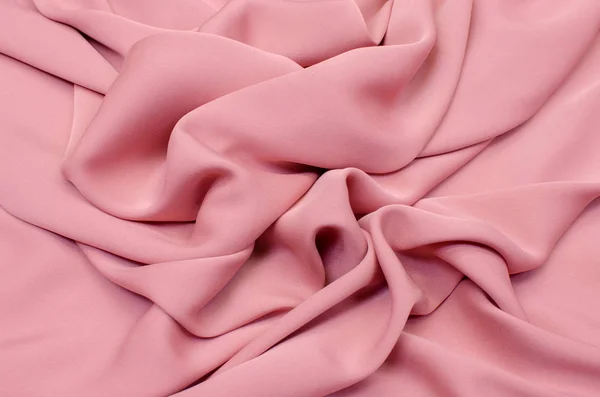 Sidentyg Crepe Chine Rosa — Stockfoto