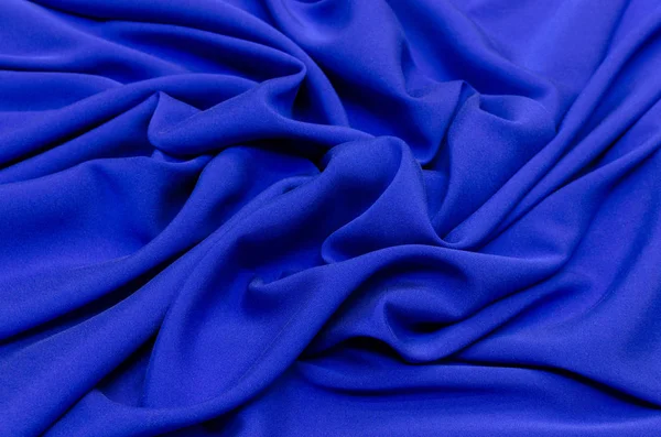 Light blue silk fabric, twill stretch