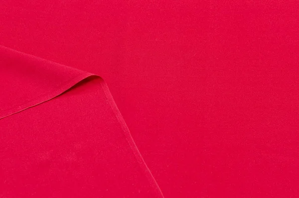 Tessuto Seta Crepe Chine Rosso Scuro — Foto Stock