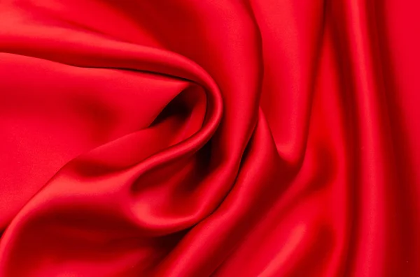 Red viscose (rayon) fabric