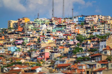 İzmir, Türkiye - 27 Mayıs 2017 : İzmir Şehir panoramik manzarası