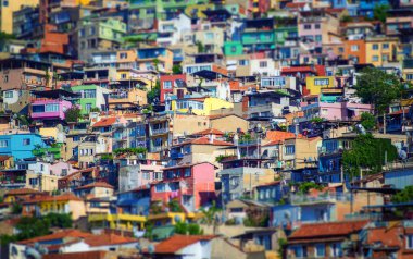 İzmir, Türkiye - 27 Mayıs 2017 : İzmir Şehir panoramik manzarası