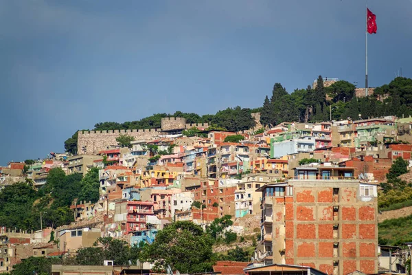 Ізмір, Туреччина-27 травня 2017: місто Ізмір панорамний вид з бу — стокове фото