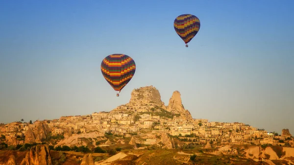 Uchisar Schloss Kappadokien Region Der Türkei — Stockfoto