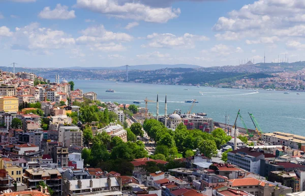 イスタンブール、ガラタ塔からの全景 — ストック写真