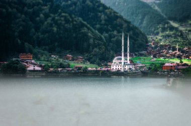 Uzungol dağı üzerindeki cami, Trabzon, Türkiye