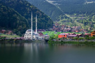 Uzungol dağı üzerindeki cami, Trabzon, Türkiye