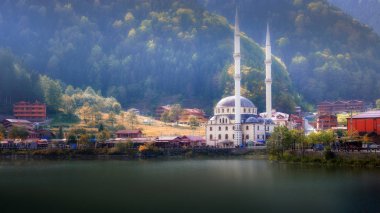 Uzungol dağı üzerindeki cami, Trabzon, Türkiye