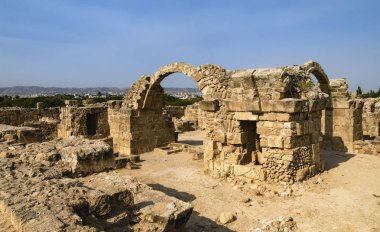 Kato Pafos Archaeological Park, loca Saranda Kolones parçası