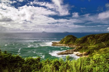 Tatil kasabası Buzios, Rio de Janeiro'nun kuzey kıyısı, Brezilya