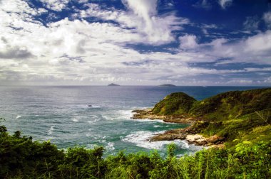 Tatil kasabası Buzios, Rio de Janeiro'nun kuzey kıyısı, Brezilya