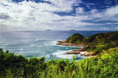 Tatil kasabası Buzios, Rio de Janeiro'nun kuzey kıyısı, Brezilya