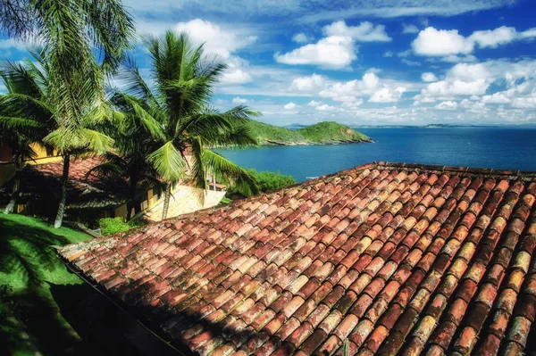 Pencereden Atlantik Bak Buzios Brezilya — Stok fotoğraf