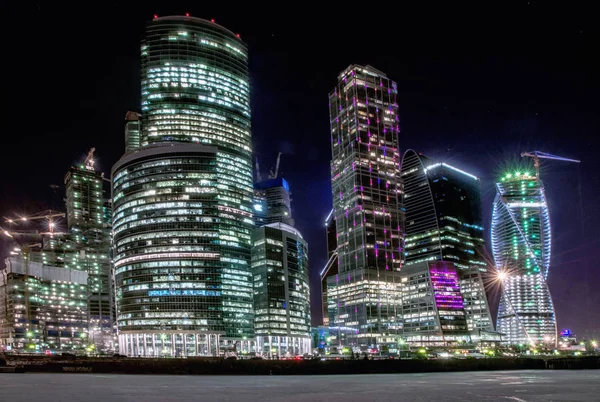 Vue Nuit Moscow International Business Center — Photo