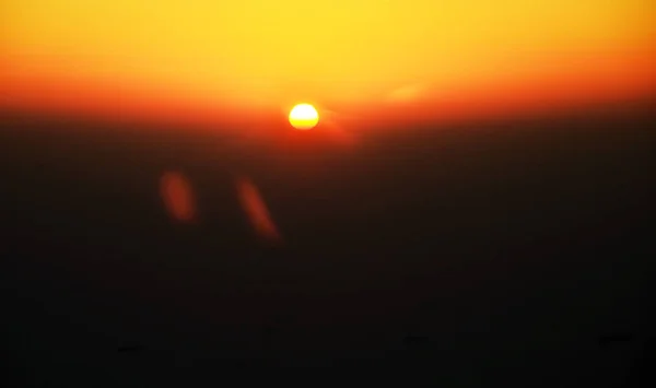 Sunset View Aircraft — Stock Photo, Image