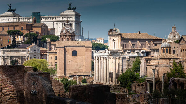 Римский форум. Изображение Римского форума в Риме, Италия