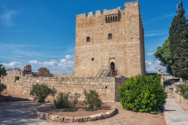 Castelo Kolossi Importante Fortaleza Estratégica Chipre Medieval Belo Exemplo Arquitetura — Fotografia de Stock