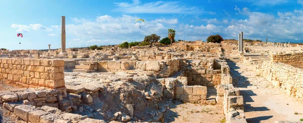 Oud Kourion Werelderfgoed Archeologische Site Buurt Van Limassol Lemesos Cyprus — Stockfoto