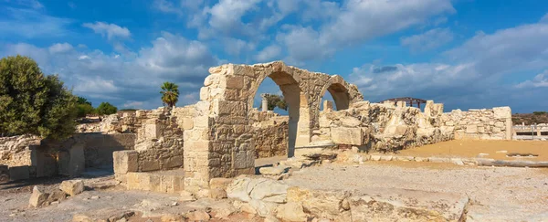 塞浦路斯利马索尔 Lemesos 附近的古库里安世界遗产考古遗址 旅行背景 — 图库照片