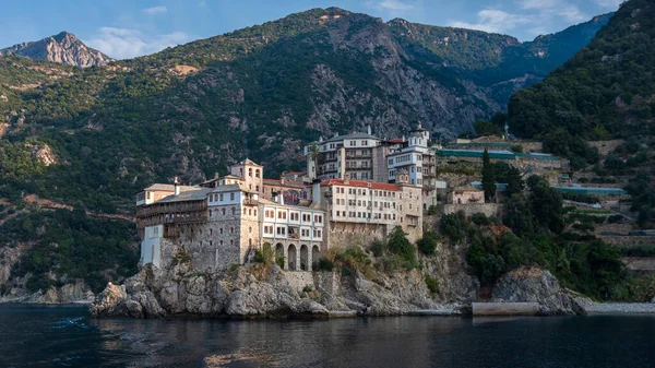 Yunanistan 'ın Kutsal Athos Dağı' ndaki Aziz Gregory Manastırı (Gregorios).