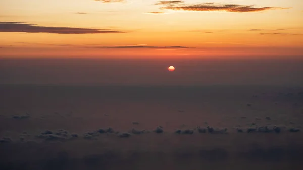 Sunrise View Top Agion Oros Athos Mountain Greece Halkidiki — Stock Photo, Image