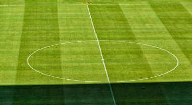 BARCELONA, SPAIN - CIRCA AUGust 2011: FC Barcelona 'nın resmi oyun alanı olan Nou Kampı Stadyumu