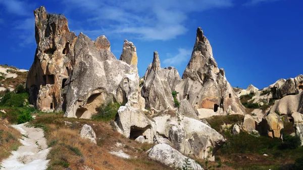 Καππαδοκία Goreme Υπαίθριο Μουσείο Θέα Από Την Κορυφή Τουρκία — Φωτογραφία Αρχείου