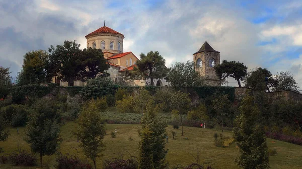 Trabzon Turkey Жовтня 2018 Вид Місто Трабзон Поблизу Мечеті Хагія — стокове фото