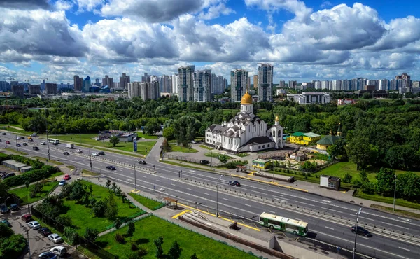 Moskova Haziran 2017 Alexander Nevsky Mgimo Tapınağı Moskova Rusya — Stok fotoğraf