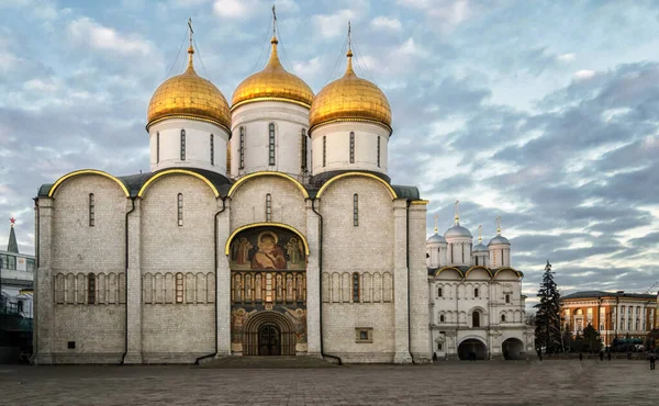 Dormition Cathedral Moscú Kremlin Moscú Rusia —  Fotos de Stock