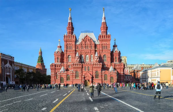 Moskau Russland November Blick Auf Das Staatliche Historische Museum Roten — Stockfoto