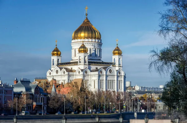 Русская Православная Церковь Храм Христа Спасителя Москве — стоковое фото