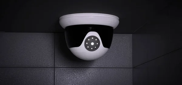 Система Камери Відеоспостереження Безпеки Рендерингу — стокове фото