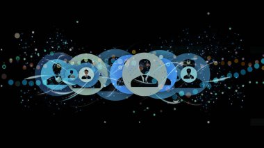 Profesyonel kartvizit görünümünü bir arka plan üzerinde 3d render izole ağ kavramı