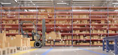 Ambar mal stok arka plan üzerinde bağlantı görünümü 