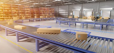 Ambar mal stok arka plan görünümünü 