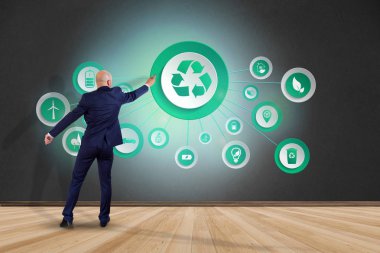 Teknoloji arabirimde simgesiyle teknoloji ekolojik arabiriminin görünümü