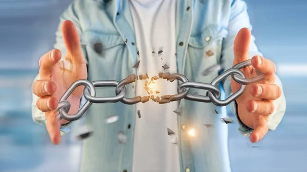 Imagens de Mão quebrada correntes, fotografias de stock Mão quebrada correntes | Depositphotos