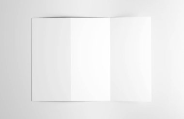 Panelli broşür alay bakış - 3d render