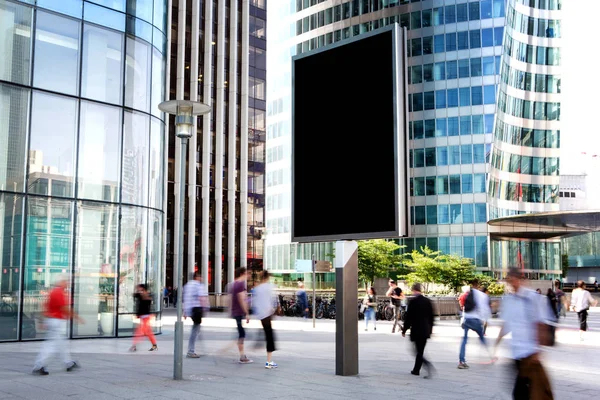 Bespotten omhoog van een Outdoor Billboard advertentie — Stockfoto