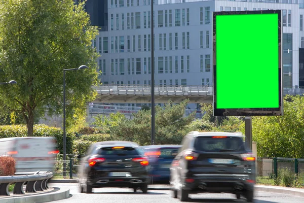 Mock up of an Outdoor Billboard Advertisement — Stock Photo, Image