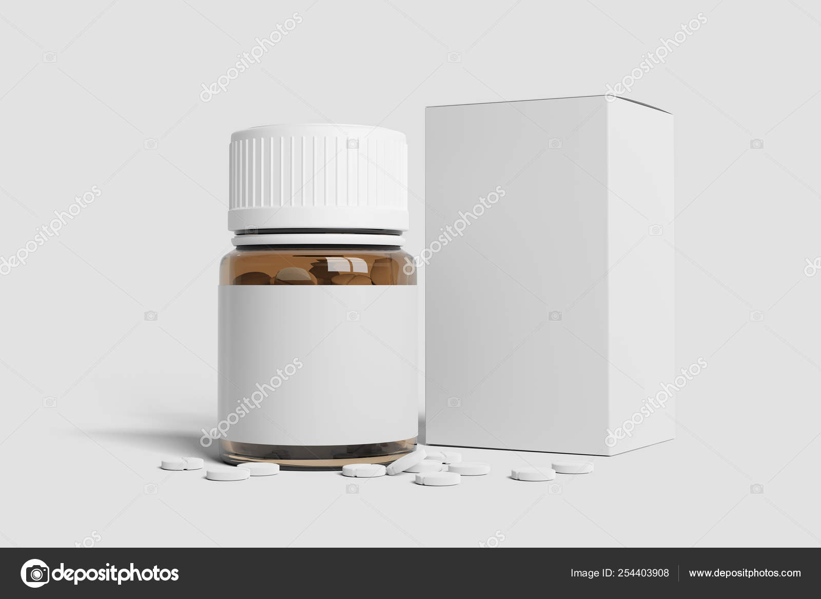 Download Pharmaceutical Packaging Mockup 3d Rendering Stock Photo C Perig76 254403908 PSD Mockup Templates