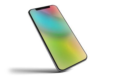İzole Smartphone Mockup - 3d render