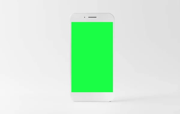 Mock up of a smartphone isolated on a background with shadow - 3 — Stock Photo, Image