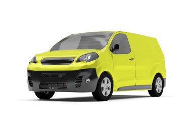 Van beyaz bir arka plan üzerinde izole